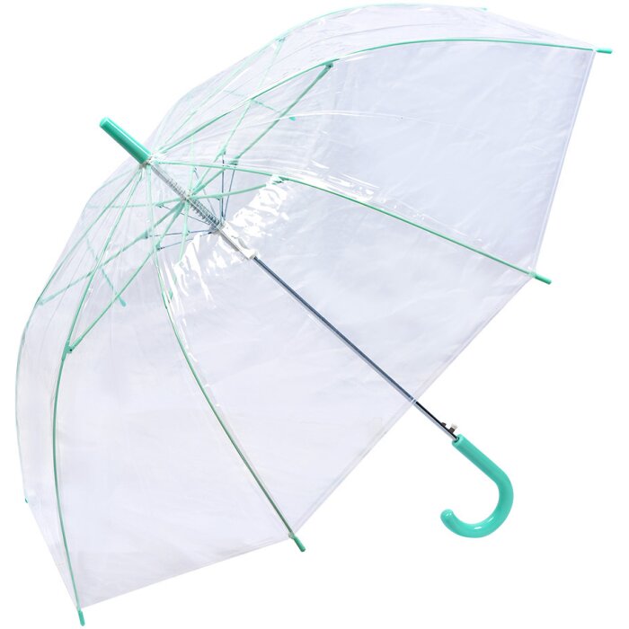 Juleeze JZUM0080GR Ombrello trasparente 58 cm verde