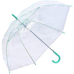Juleeze JZUM0080GR Ombrello trasparente 58 cm verde