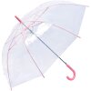 Juleeze JZUM0080P Ombrello rosa trasparente 58 cm