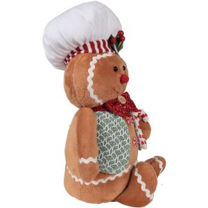 Clayre & Eef 65583 Decorazione omino di pan di zenzero 19x14x35 cm