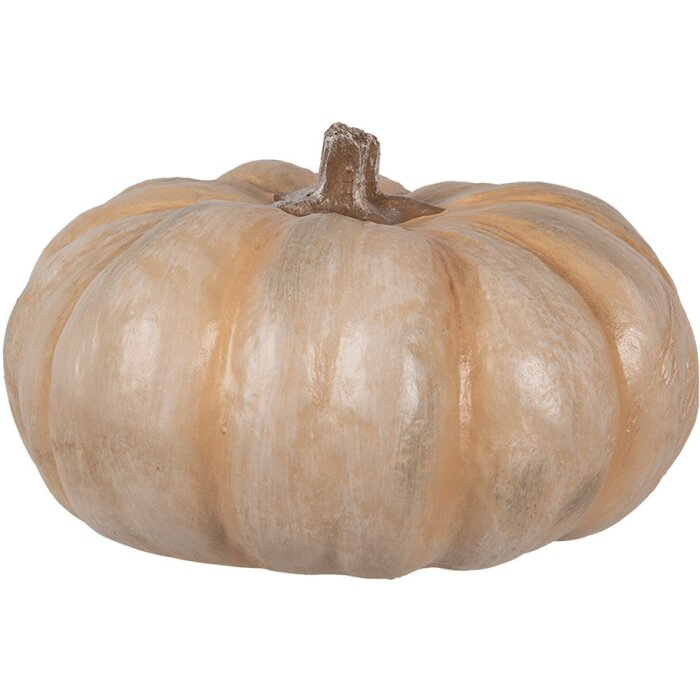 Clayre & Eef 6PR4371 Decorazione Zucca Beige Ø 22x13 cm