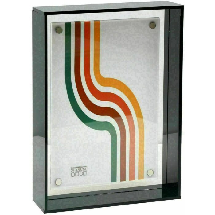 Deknudt S58SL2 Cornice in acrilico nero effetto foto galleggiante 15x20 cm