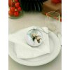 Deknudt S66FJ6 Inserto fotografico con gingillo natalizio colore argento glitterato