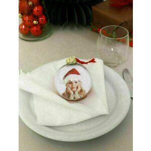 Deknudt S66FJ7 Guaina natalizia rossa glitterata per...