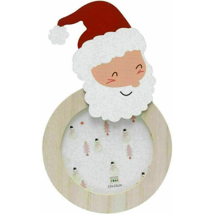 Deknudt S66FK1 decorazione natalizia in legno Babbo Natale natura