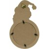 Deknudt S66FK1 decorazione natalizia in legno Babbo Natale natura
