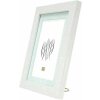 Deknudt S66KF1 Cornice in legno bianco con passe-partout 30x30 cm 40x40 cm