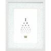 Deknudt S66KF1 Cornice in legno bianco con passe-partout 30x30 cm 40x40 cm