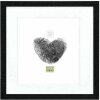 Deknudt S66KF2 Cornice nera con passe-partout bianco 30x30 cm 40x40 cm