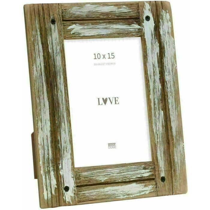 Deknudt S67UD1 cornice per quadri driftwood bianco marrone naturale 10,0x15,0 cm