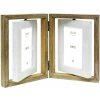 Deknudt S67UE1 Cornice tripla driftwood 2 foto combinazione bianco marrone 10x15 cm