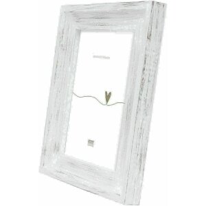 Deknudt S67UF1 Cornice dipinta a mano bianca 13,0x18,0 cm