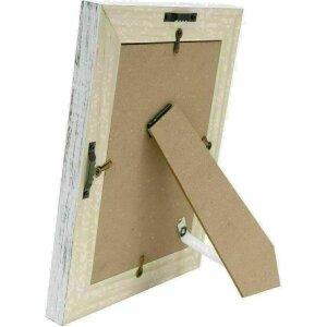 Deknudt S67UF1 Cornice dipinta a mano bianca 13,0x18,0 cm