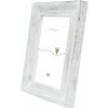Deknudt S67UF1 Cornice dipinta a mano bianca 13,0x18,0 cm