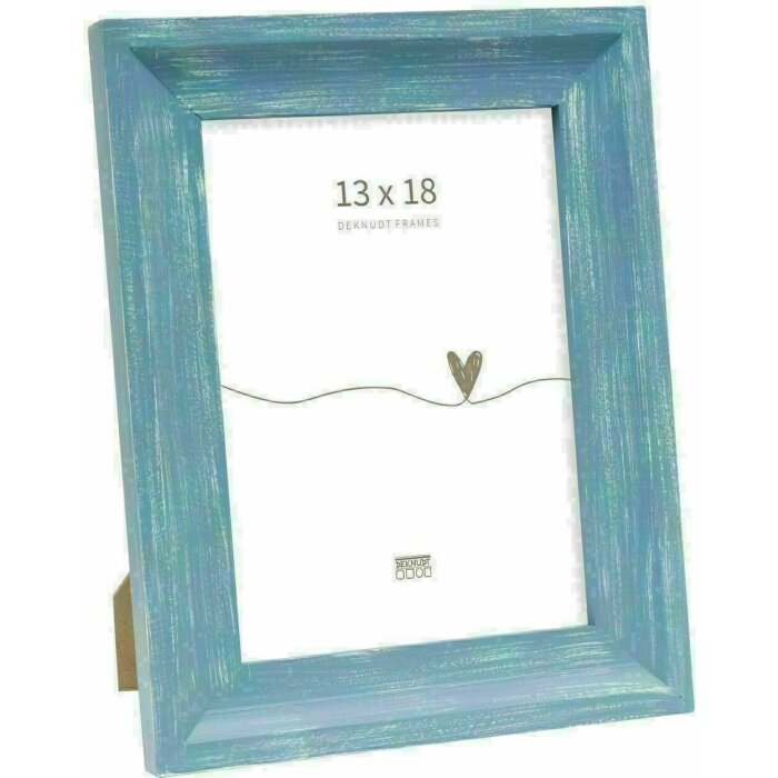 Deknudt S67UF6 Cornice dipinta a mano blu 13,0 x 18,0 cm