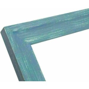 Deknudt S67UF6 Cornice dipinta a mano blu 13,0 x 18,0 cm
