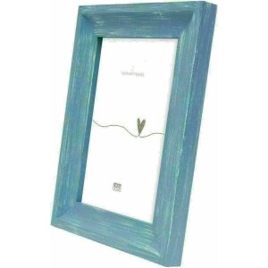 Deknudt S67UF6 Cornice dipinta a mano blu 13,0 x 18,0 cm