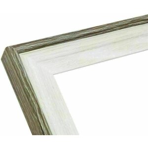 Cornice Deknudt S68VG2 bordo bianco marrone-grigio 40x60 cm