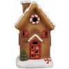Clayre & Eef 6CE1770 Decorazione casa di pan di zenzero 9x7x15 cm