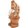 Clayre & Eef 6CE1774 Decorazione natalizia omino di pan di zenzero 9x6x15 cm
