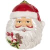 Clayre & Eef 6CE1856 Vasetto con coperchio 20x17x22 cm Babbo Natale