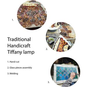 LumiLamp 5LL-5597 Paralume Tiffany Ø 50x25 cm