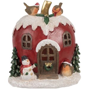 Clayre & Eef 6PR4175 Casa decorativa natalizia con...