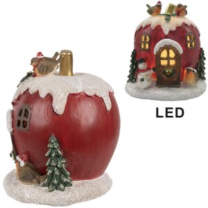 Clayre & Eef 6PR4175 Casa decorativa natalizia con...