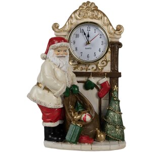 Clayre & Eef 6PR4180 Decorazione Orologio di Babbo...