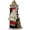 Clayre & Eef 6PR4180 Decorazione Orologio di Babbo Natale 15x7x22 cm