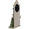 Clayre & Eef 6PR4180 Decorazione Orologio di Babbo Natale 15x7x22 cm