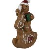 Clayre & Eef 6PR4195 Decorazione uomo di pan di zenzero cervo figura a dondolo 11x5x12 cm