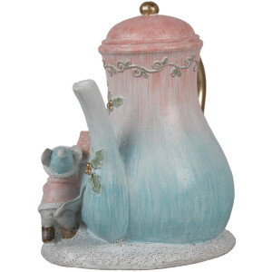 Clayre & Eef 6PR4218 Decorazione Mouse Family LED 15x12x16 cm