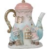 Clayre & Eef 6PR4218 Decorazione Mouse Family LED 15x12x16 cm