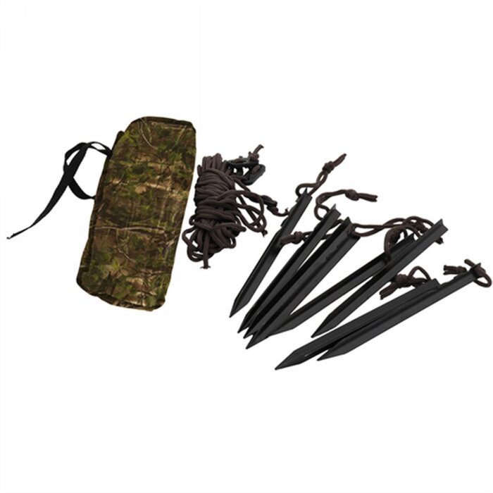 Borsa Buteo Photo Gear con picchetti e corde Verde