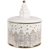 Clayre & Eef 6CE1736 Contenitore con coperchio Ø 15x19 cm
