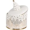 Clayre & Eef 6CE1736 Contenitore con coperchio Ø 15x19 cm