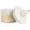 Clayre & Eef 6CE1737 Contenitore con coperchio Ø 15x19 cm