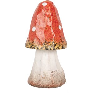 Clayre & Eef 6CE1750 Decorazione Fungo Ø 6x11 cm