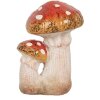 Clayre & Eef 6CE1752 Decorazione Funghi 8x8x12 cm