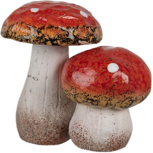 Clayre & Eef 6CE1758 Decorazione Fungo Ø 5x5 cm