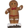 Clayre & Eef 6CE1769 Decorazione omino di pan di zenzero 10x5x15 cm