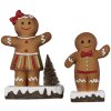 Clayre & Eef 6CE1769 Decorazione omino di pan di zenzero 10x5x15 cm