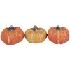 Clayre & Eef 6CE1781 Set di zucche da decorazione 3 18x7x4 cm