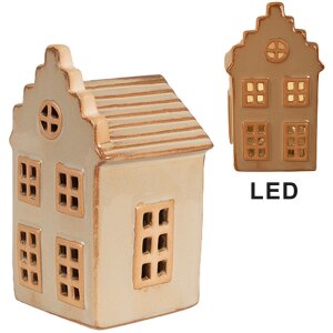 Clayre & Eef 6CE1843 Decorazione Casa con LED 6x6x11 cm