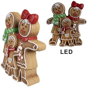 Clayre & Eef 6MG0049 Decorazione omino di pan di...