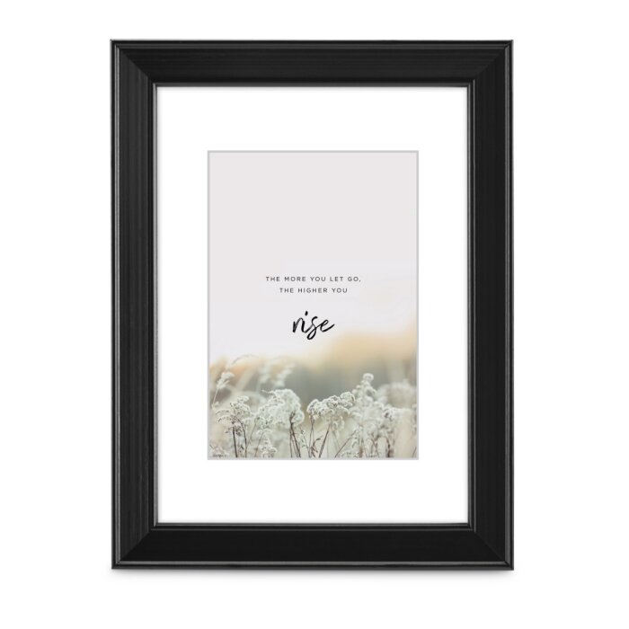 Cornice in legno Hama Rise Black 13x18 cm