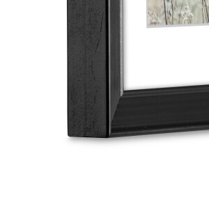 Cornice in legno Hama Rise Black 13x18 cm