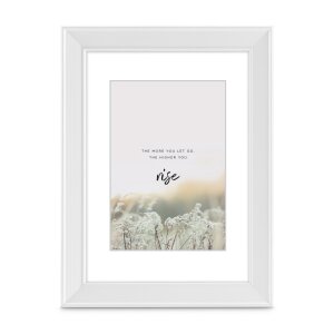 Cornice in legno Hama Rise White 13x18 cm