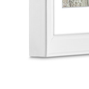 Cornice in legno Hama Rise White 13x18 cm